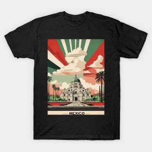 Mexico Tourism Vintage Poster T-Shirt